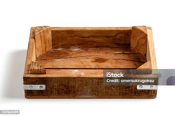 Wooden Empty Box Stock Photo - Download Image Now - 2015, Accessibility, Brown