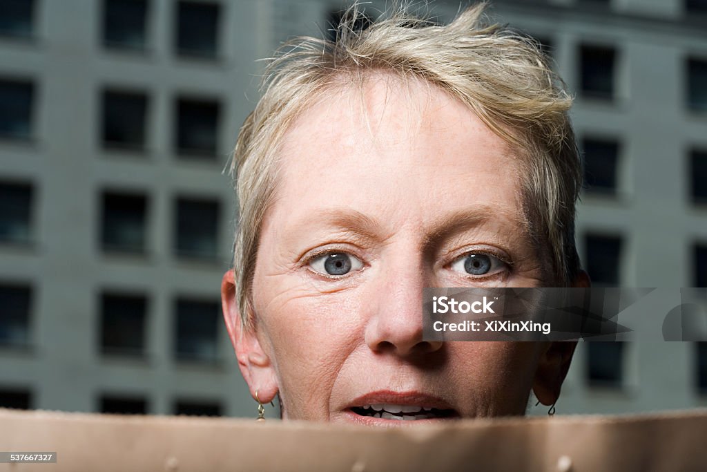 Shocked woman 2015 Stock Photo