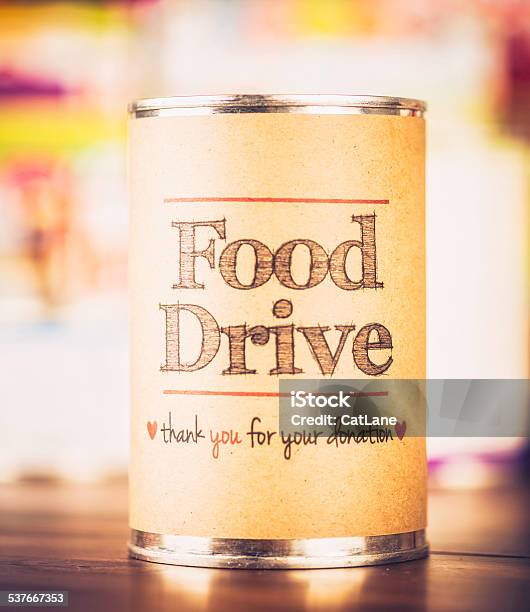 Food Drive Stock Photo - Download Image Now - Food Drive, Canned Food, Motivation