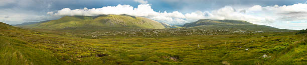 istock Panoramic scottish landscape with moorland and mountains in High 537673153