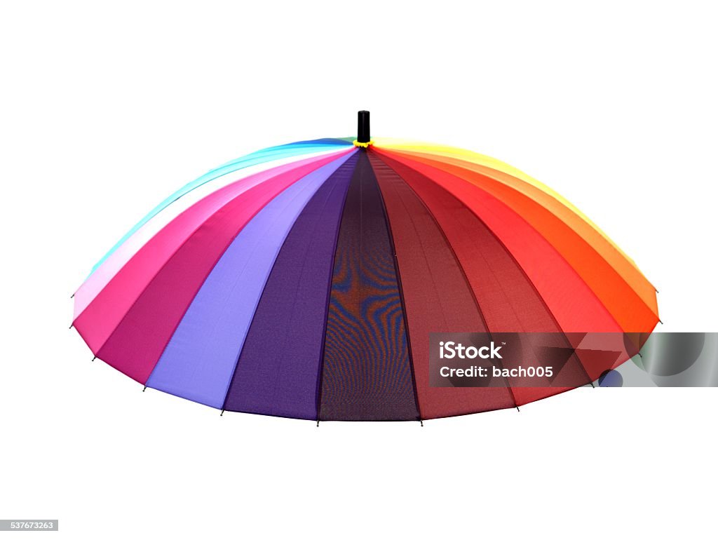 Umbrella A close up shot of a colourful umbrella 2015 Stock Photo