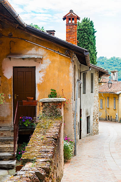 istock typical old alley in Italy at Lake Maggiore 537687054