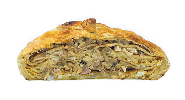istock Half of pie isolated on white 537688286
