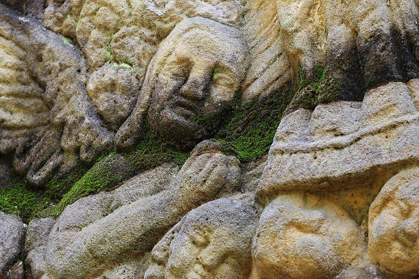 istock Detail of a praying angel 537689312