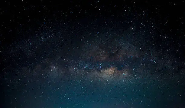 A night shot of the Milky Way Galaxy (stock image).