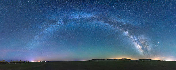 Photo of starry sky background