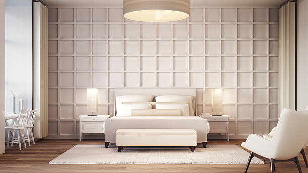 istock Simple and Luxury Bedroom hotel 537694844