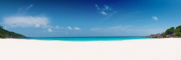 istock panoramic view of petite anse beach la digue island seychelles 537695002