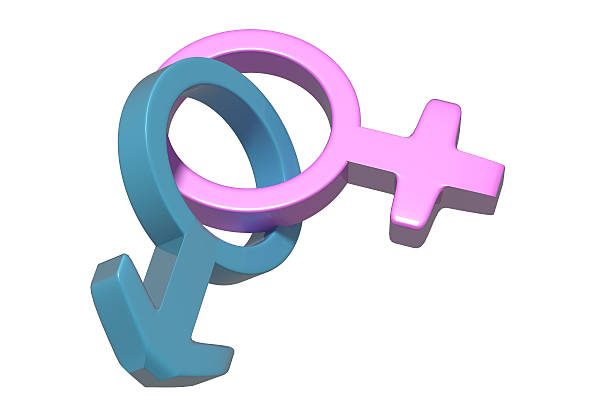 istock Two symbols of heterosexual relationship 537695356