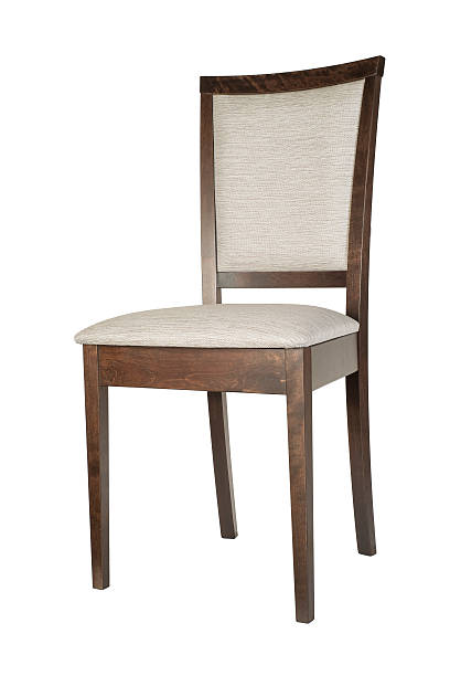 istock Wooden kitchen chair with fabric 537696044