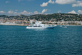 Large super yacht anchored at Monte Carlo