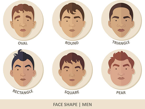 Hairstyles For Oblong Faces Illustrations, Royalty-Free Vector Graphics &  Clip Art - iStock