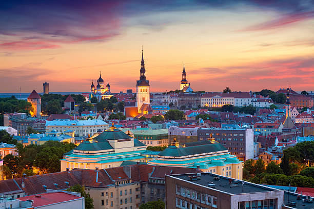 tallinn. - tallinn foto e immagini stock