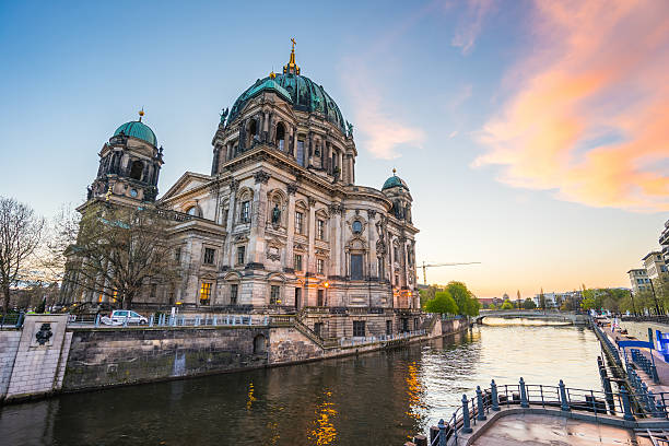 istock Sunset with Berlin Cathedral in Berlin, Germany 537701816