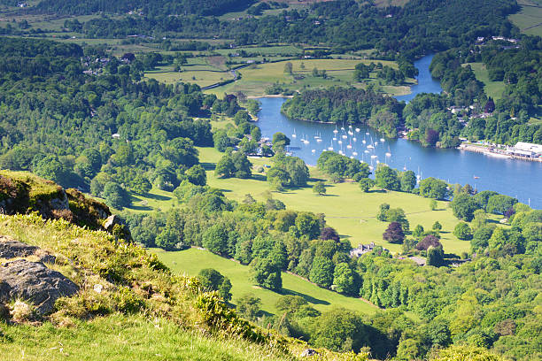 istock Yacht Marina on Windermere From Gummers How 537702896