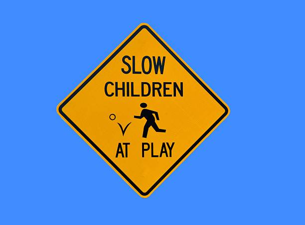 istock Children at Play Road Sign 537703347