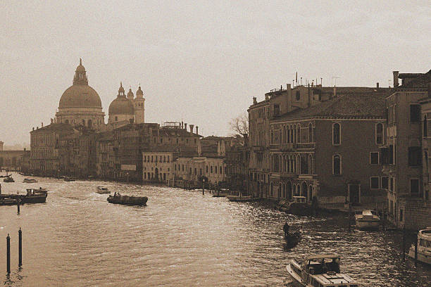 istock Grand Canal in Sepia and aged 537706064