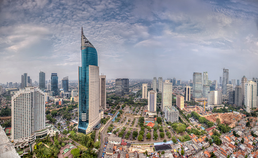 View o Jakarta City, Indonesia