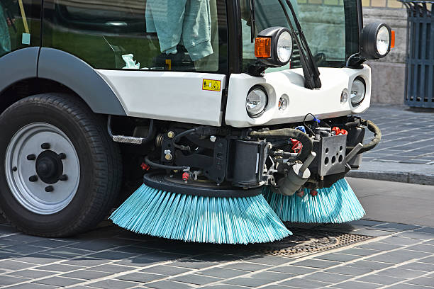 istock Street cleaner vehicle 537709444