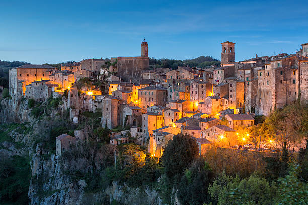 istock Sorano at evening - Tuscany 537709686
