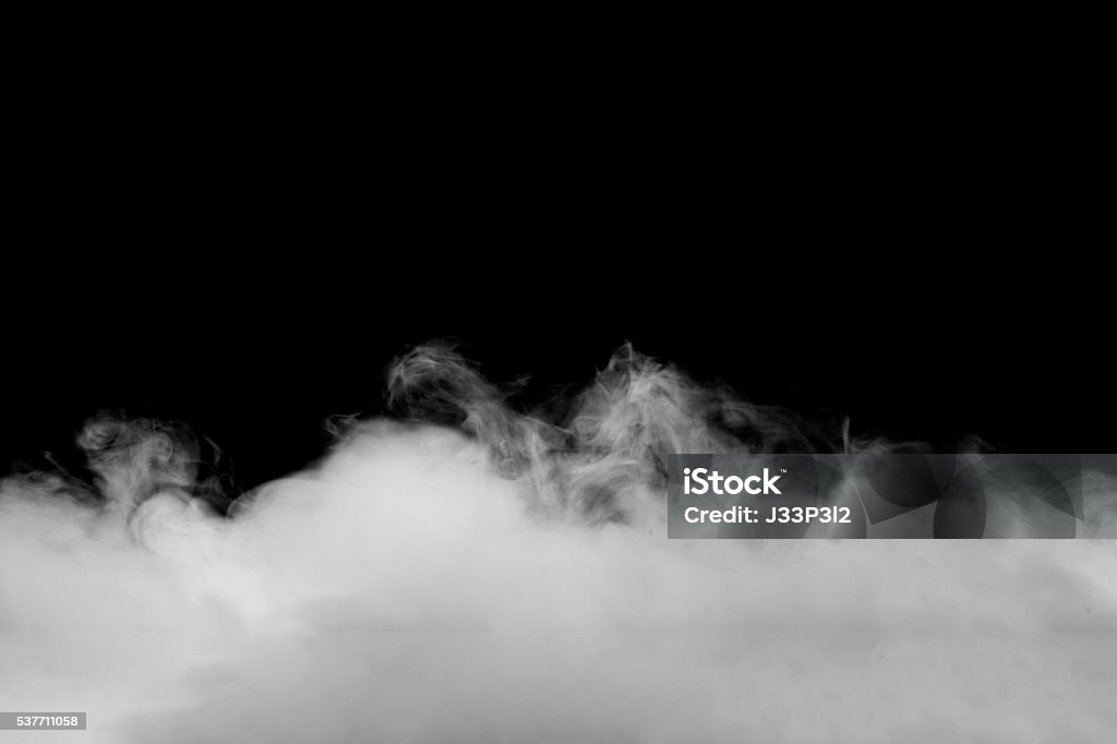 Abstrakte Schleier oder Rauch auf schwarzem Hintergrund bewegen Farbe - Lizenzfrei Rauch Stock-Foto
