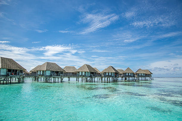 istock Maldives. Villa on water 537712928