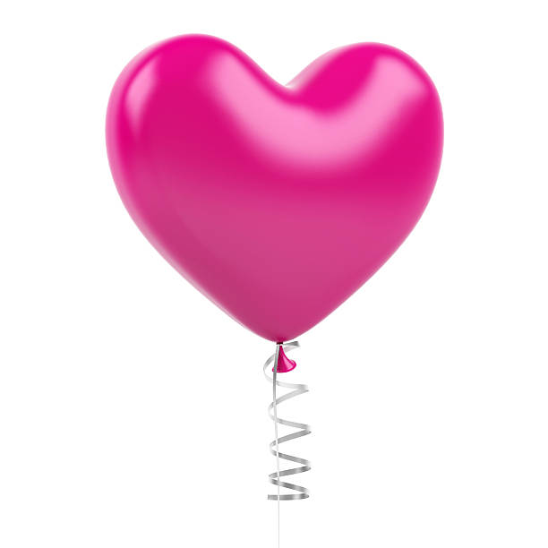 istock Heart balloon on a white background 537715203