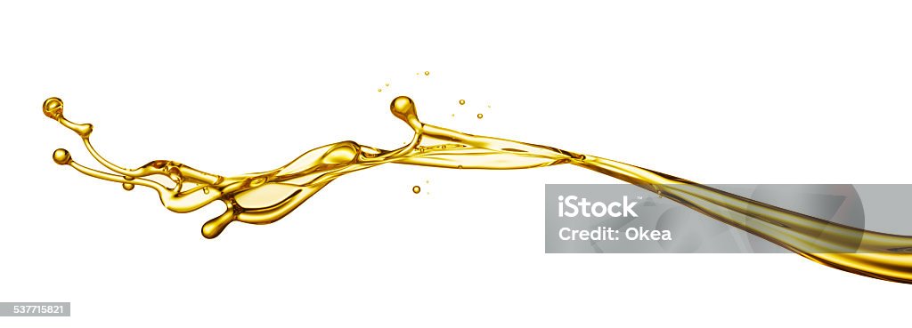 oil splash engine oil splashing isolated on white background Lubrication Stock Photo