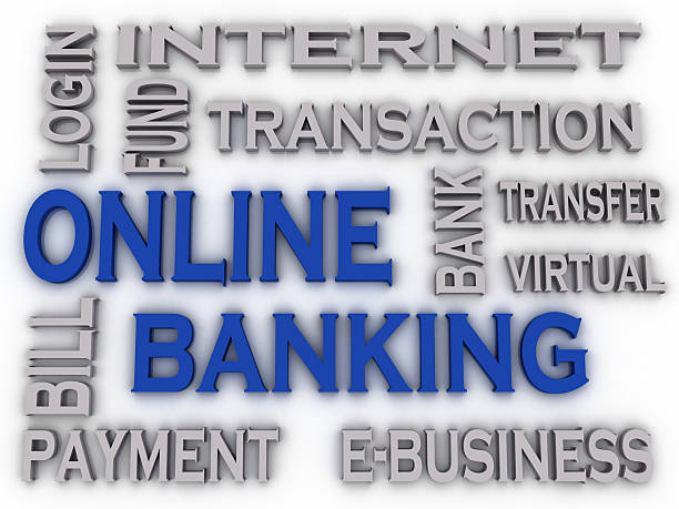 istock 3d imagen Online Banking  issues concept word cloud background 537717215