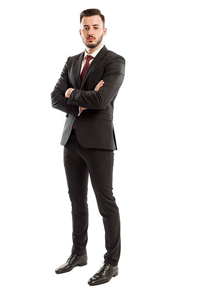 istock Tall and successful business man 537718085