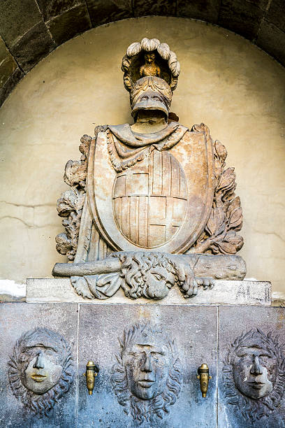 istock Iconic fountain on the Ramblas in Barcelona 537718419