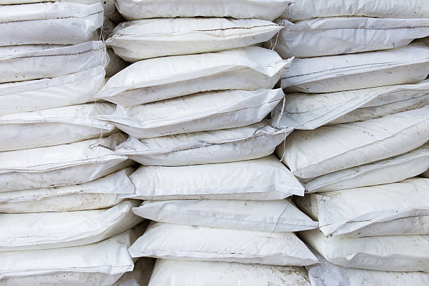 istock Pack of chemical sacks in warehouse store 537720268