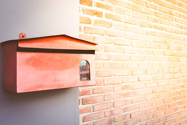 istock Post with brick and steel in vintage style for background 537720660