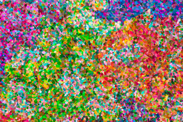 istock abstract pointillist oil painting 537722390