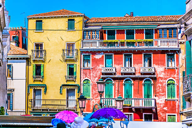 istock Colorful mediterranean square Italy. 537723310