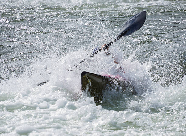 istock White Water Kayak in Splash 537725126