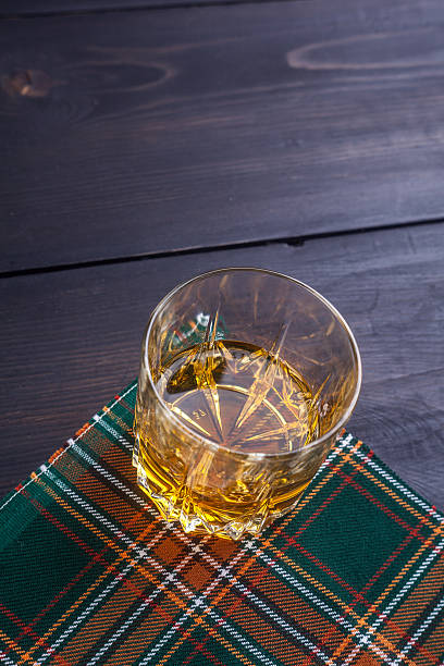 istock Scotch whisky on tartan 537726744