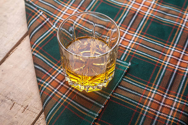 istock Scotch whisky on tartan 537726890