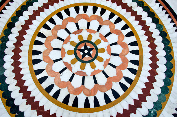 istock beautiful marble floor background in asia temple, India 537740437