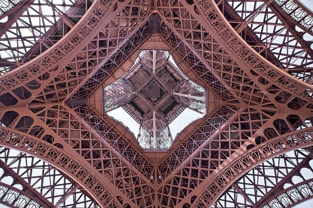 istock The Eiffel tower, view from below, Paris, France 537741099