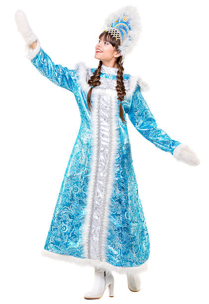 christmas приветствия - russian culture women fashion model teenage girls стоковые фото и изображения