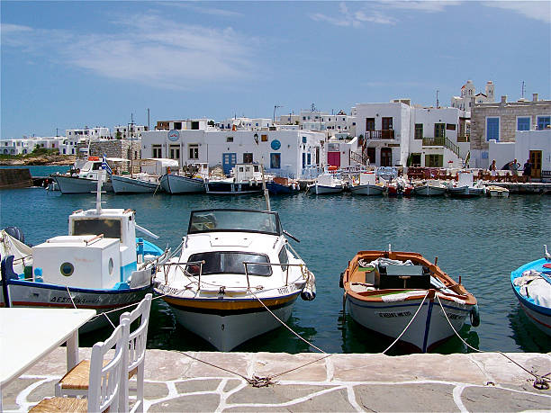 istock Greek Island Boats 537759889