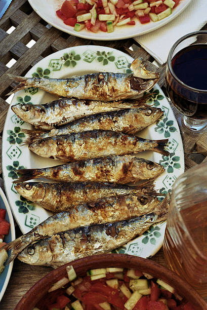 istock Portuguese Grilled Sardines 537760621