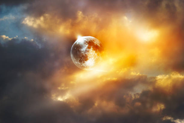 istock red full moon on the colorful vibrant sky 537762185