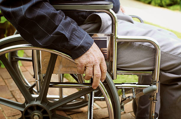 istock Senior Man in Wheelchair. 537764349