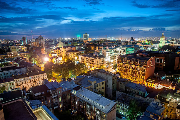 istock The rooftop view to the Kyiv city 537765627