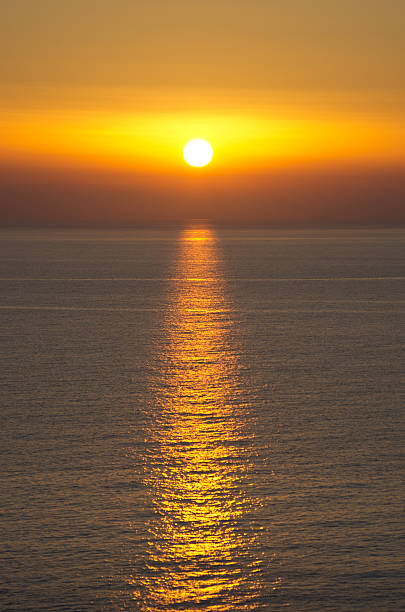 istock Famous sunset in Perlouades village - Corfu, Greece 537789715