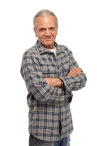 istock Senior man with arms crossed 537790693