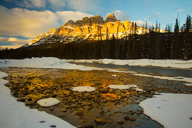 istock Castle Mountain in Banff National Park 537792491
