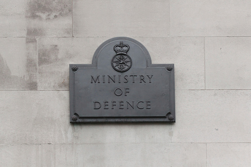 Plaque on the MoD building in London